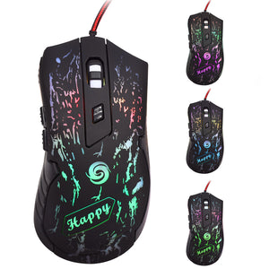 7 Color LED Gaming Mouse, 3200DPI